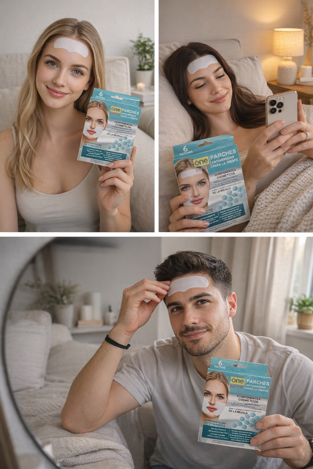 PARCHE ANTIARRUGAS GEL MEJILLA 6 PARCHES