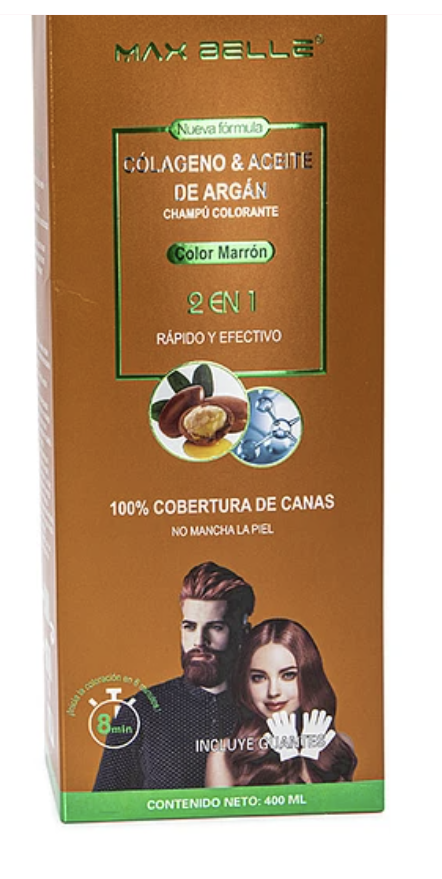 SHAMPOO PINTA CANAS MAX BELLE 400 ML