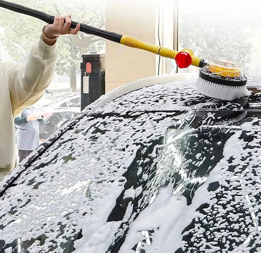 Cepillo de lavado de coches giratorio